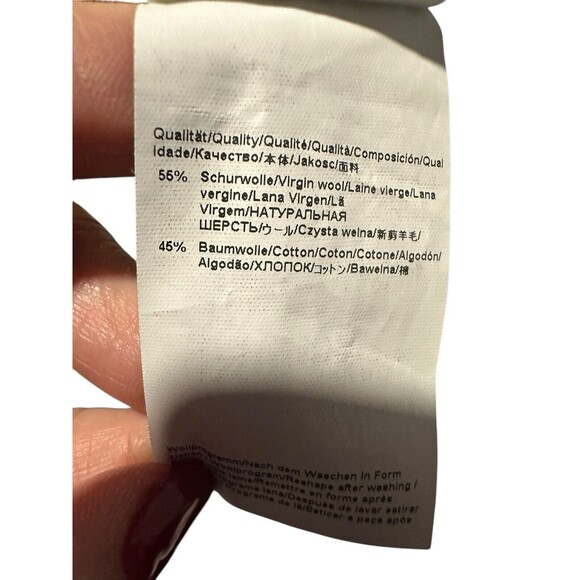 Hugo Boss Sweater Mens XXL Green V-Neck Wool & Cotten Blend Lightweight #CD15-5 - Picture 7 of 9